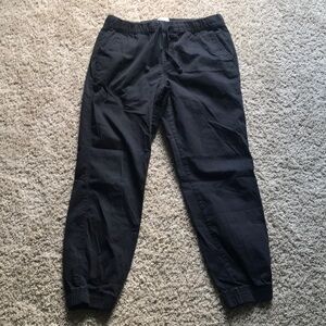 Sonoma Black Elastic-Waist Jogger Chinos